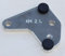 GSG-Moto Sturzpads passend für die KTM Supermoto 990 / R/SMT ab 2008 Halteplatten Alu-natur