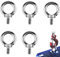 5 Pièces cersaty® M10 Vis à Anneau 304 Acier Inoxydable Levage Boulon à œIl Pour DIY（Argent）