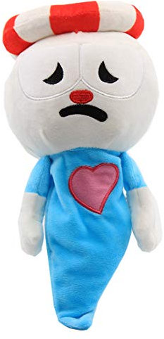 uiuoutoy Plüsch Kuscheltier Puphead Ghost Cagney Carnantion Devil Boss Plüschtier Puppen Spielzeug Geschenk (Ghost)