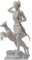 Göttin Artemis Diana Griechische Statue Natur Mond Alabaster 17 cm