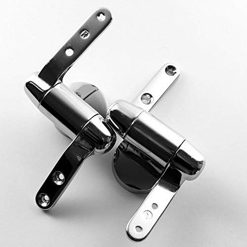 OGOMONDO Cerniere Cromate Sedile WC Copriwater Supporti Staffe Frizionato Soft