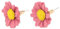 Holibanna Daisy Ohrringe Bolzen Tiny Ohrstecker Blumen Raupen Ohrring Pflanzen Ohr Schmuck für Frau Weibliche (Rosa)