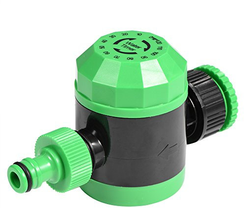 Fupi Temporizador de Aspersor, Manguera de Jardín Al Aire Libre, Temporizador de Agua, de Riego con Temporizador de Agua, Apagado Automático para Jardín en la Azotea, Balcón, Jardín de Villa