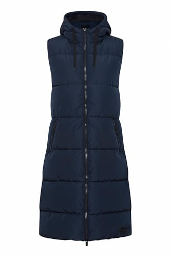 OXMO OXSolice Damen Weste Steppweste Weste, XL, Total Eclipse (194010)