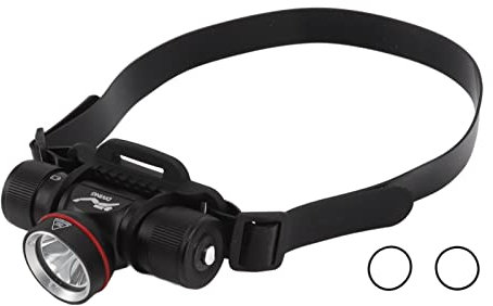 Hyuduo IPX8 Wasserdichte Unterwasser-Stirnlampe, Tauchscheinwerfer, 1500 Lm, Gelbes Licht, LED, Superhell, IPX8 Wasserdicht, Unterwasser, 80 M Tiefe, 5 Beleuchtungs-Stirnlampen