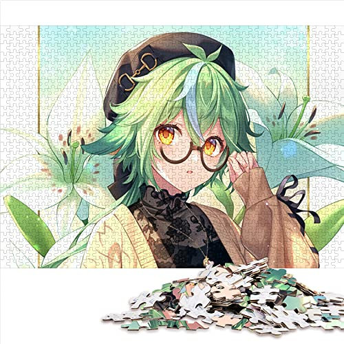Puzzles für Erwachsene Geschenke Genshin Impact Saccharose für Erwachsene 1000-teiliges Puzzle Geeignet für Erwachsene und Kinder ab 12 Jahren PapppuzzlesInteressante Puzzles zur Stressreduzierung