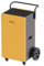 BE COOL Bautrockner/Luftentfeuchter 90l BC90LEF2202 – Entfeuchtung ca. 90l/24h, Metallgehäuse, Griff und Laufrollen, Luftumwälzung: 700 m³/h, bis max. 180 m² Raumgröße, integr. Pumpe, schwarz/gelb