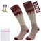 360 RELIEF Calze Elastiche a Compressione graduate 15-20 mmhg - 1 Coppia Calze a Compressione Premium di Classe 1 per Donne e Uomo - Supporto per Corsa, Viaggio, Palestra, Sportivo - S/M Marrone