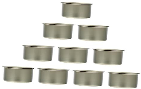 PRETYZOOM 10piezas Latas De Hojalata Selladas Latas Para Guardar Té y Pasteles Para Almacenar Frutos Secos El Hogar