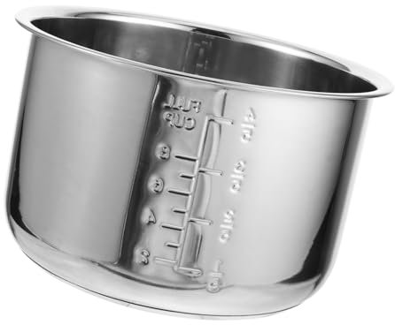 COLLBATH Pentola Interna Per Cuociriso Divisorio Antiaderente Acciaio Inossidabile Accessorio Cucina Capacità Per Ricette Varie