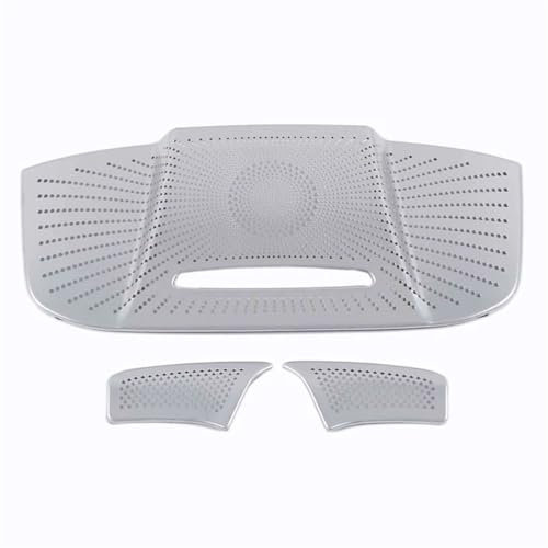 Jodriva Innerer hinterer Türgriff, Audio-Hupe, Haube, Lautsprecher, Zierabdeckung, Dekoration, Aufkleber, Rahmen, Autozubehör, for Haval, H6 2021 2022, innen Lautsprechergitterabdeckung(Reading Lamp)