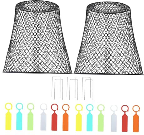 CANIGHT 2 Sets Plant Protection Cage Cages for Garden Plant Cloche Outdoor Plant Cage Cloche Dome for Plant Garden Cloche Dome Cloche Plant Protector Wire Mesh Cloche