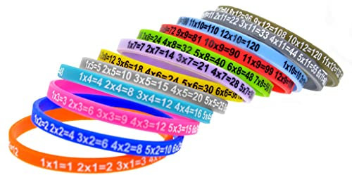 Set di 12 bracciali colorati in silicone per l'apprendimento, bracciale per la ricompensa per riunioni di famiglia