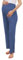 OCCIENTEC Pantalon de Pyjama de Maternité pour Femme Super Doux avec Ceinture Réglable Bleu Marine,XL