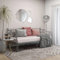 Festnight Tagesbett Ausziehbar 90x200 cm Ausziehbett Metall Ausziehbares Bett Kinderbett Gästebett Sofabett Jugendbett Funktionsbett Bettsofa Schlafsofa Einzelbett Doppelbett Metallbett