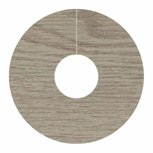 Project DIY® Self-Adhesive Laminate Pipe Covers, Seamless Radiator Pipe Finish | Easy Peel & Stick, Durable & Stylish, Perfect for Laminate Flooring, 4-Pack - 15mm (Weathered Teak)