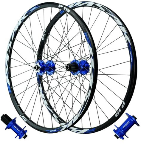 LPYDWZ Steckachsen MTB Radsatz 26 27,5 29 Zoll, Doppelwandige Scheibenbremse aus Aluminiumlegierung 142mm Abgedichtete Lagernabe for 7-12-Gang Kassette(Thru AXLE,29 inch)