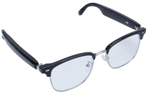 Goshyda Intelligente Brille mit KI, Echtzeit -Übersetzungsbrille, Eingebauter Mikrofon -Lautsprecher, Antiblau -Licht, Intelligente Brille für Männer & Frau, Bluetooth -Brillen für