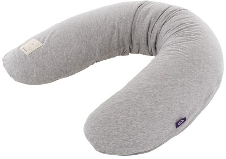TRÄUMELAND Ersatzbezug für elastische Stillkissen – Passend für 180 cm Stillkissen, 100% Baumwoll-Jersey, Weich, Atmungsaktiv & Waschbar