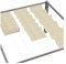 Pergola-Markise, wasserdicht, einziehbar, flexibles Schiebedach, Sonnenschutz, verstellbares Open-Close-Design, perfekt für Terrasse und Garten (B:2,5 m x L:13 m)