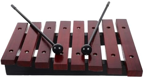 XPJYUA Xylophon Acht-Noten-Klavier Musikinstrumente Holz Xylophon Sticks 8 Notizen
