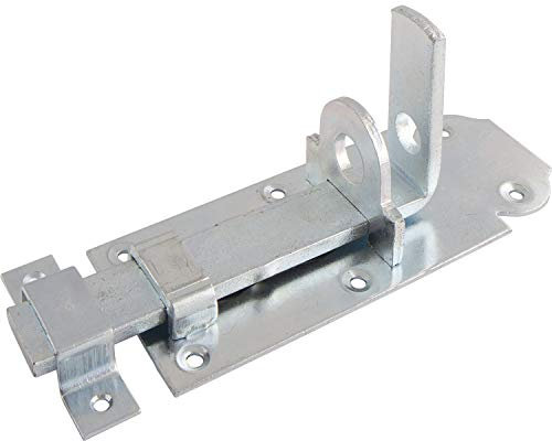 Querriegel gerade mit Schlaufe, Platte 180 x 55 mm, Stahl verzinkt