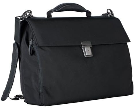 Leonhard Heyden Soho Briefcase 2 Compartment Black