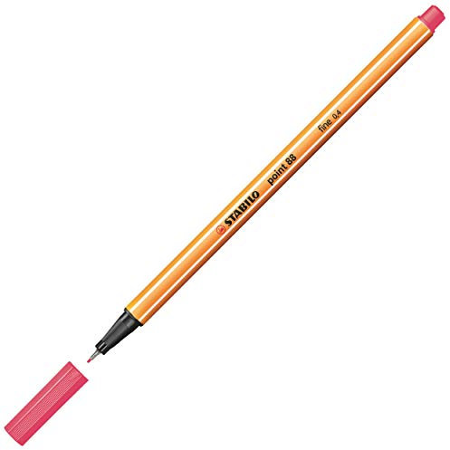 STABILO Point 88-0.4mm Fineliner - Box of 10 Pens - Heliotrope