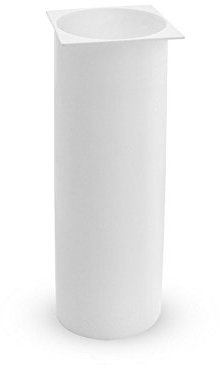 Bottiglioni Linea Bath Ricambi scopino Bagno - Tazza plastica scopino Bagno Quadrato- ricambi Accessori Bagno