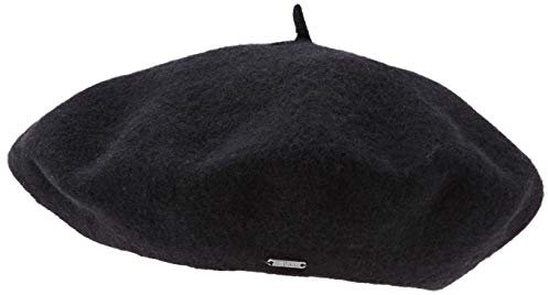 Barts Damen Sambre Beret Baskenmütze, Schwarz (Black 0001), One Size (Herstellergröße: Uni)