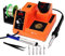 TOAUTO Soldering Station,80W Digital Solder Iron Station Kit with 176°F-896°F Temperature, C/F Func, Auto Standby & Sleep.