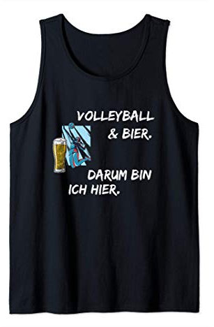 Volleyball Spruch Lustig Beachvolleyball Aufschlag Trikot Tank Top
