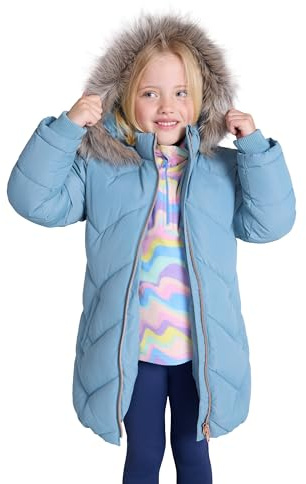 Mountain Warehouse Galaxy Kids Padded Hooded Jacket Teal 11-12y