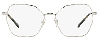 VOGUE Eyewear Damen Vo4196 Sechseckige Brillenrahmen, Blassgold/Demo-Objektiv