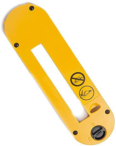 TonGass Dado Throat Plate Compatible with DeWalt 10 Portable Table Saw (DWE7490 DWE7491 DWE7491RS DWE7492) - Made from Impact-Resistant PC/PBT Blend Material