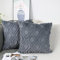 NIULAA 2er Set Plüsch Wolle Kissenbezug 50x50 Anthrazit Grau Samt Boho Deko Kissen Flauschig Couchkissen Dekokissen Fell Kissenbezüge für Sofa Wohnzimmer Modern Kissenhülle Bezug Sofakissen