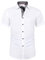 J.VER Men's Short Sleeve White Dress Shirt Stretch Non Iron Regular Fit Business Casual Button Down Shirt Wedding Work Office XXL