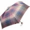 Esprit Super Mini Taschenschirm Petito Cosy Checks - Dusky Orchid