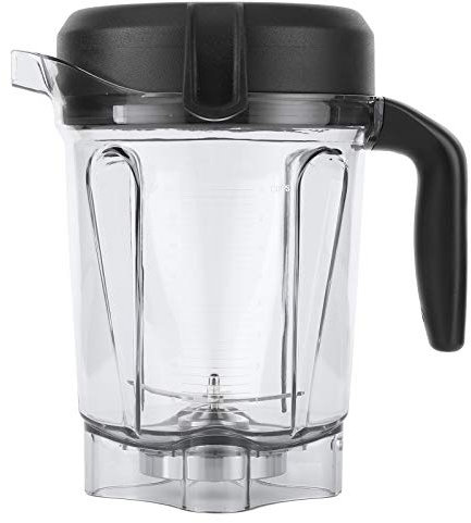 Akozon Mixer Jug, Transparent Food Mixer Container Replacement Accessories, Suitable for 64 oz Replacement Parts with Blade Lid
