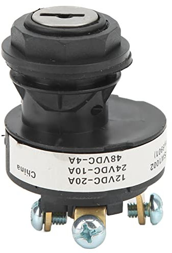 Interruttore a Chiave Jlg 4360469, Interruttore di Accensione 12V, Interruttore di Accensione a 3 Posizioni Interruttore a Chiave di Accensione 4360469 per Sollevatore Elettrico a
