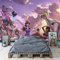 Papier peint sexy Jesse McCree D.Va Overwatch Game - Papier peint 3D personnalisé - Pour chambre à coucher, salon, cosplay, studio - 300 cm (l) x 250 cm (H)