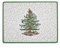 Pimpernel Spode Weihnachtsbaum-Tischsets, 4 Stück, Unterseite aus Kork, hitzebeständig, Hartfaserplatte mit Punktemuster, schmutzabweisend und langlebig (40 x 29,7 cm)