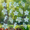 GORGECRAFT 16 Bogen 4 Stile Meerestiere Fensteraufkleber Regenbogen-Fensteraufkleber Kollisionssicherer Statischer Glasaufkleber Sonnenfänger-Alarmaufkleber Prismenfolie Für Vogelschlag-Dekoration