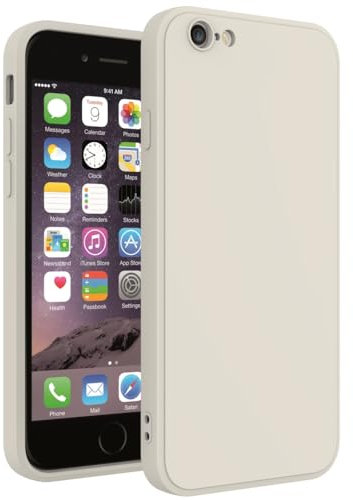 WOGROO for iPhone 6S Plus Case White, Scratch Resistant with Soft Touch, Slim Thin Phone Cover for iPhone 6 Plus 5.5 inch
