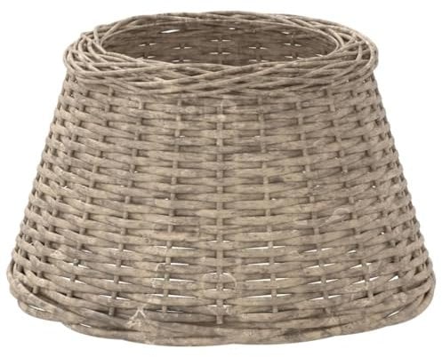 Abat jour marron Ø45x28 cm osier