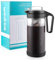 wedrink Cold Brew Coffee Maker Iced Cold Coffee Tea Brew Maker with Removable Glass Mesh Filter Leakproof Lid Coffee Tea Maker 44oz/1.3L