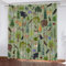 GIOVIA 3D Zoo Vorhang Abdunkelnde Wald Tiere Polyester Vorhänge mit ösen 2er Set Gardinen Blickdicht Verdunkelungs Geräuschreduzierung für Schlafzimmer Wohnzimmer B 220 X H 215 cm