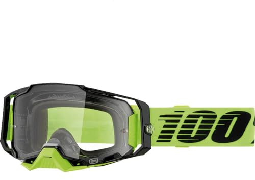 100% ARMEGA Goggles - Eyewear for Dirt Bikes, Motocross, Motorcycle, & Bike Sports - Durable Mountain Biking Goggles
