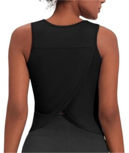 Weardear Damen Tank Top Sommer Sports Shirts Oberteile Frauen Open Back Tank Tops Training Racerback Fitness S-XXL