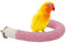 Hypeety Bird U Shape Natural Wood Hemp Rope Stand Perch for Budgies, Parakeet, Cockatiel, Conures
